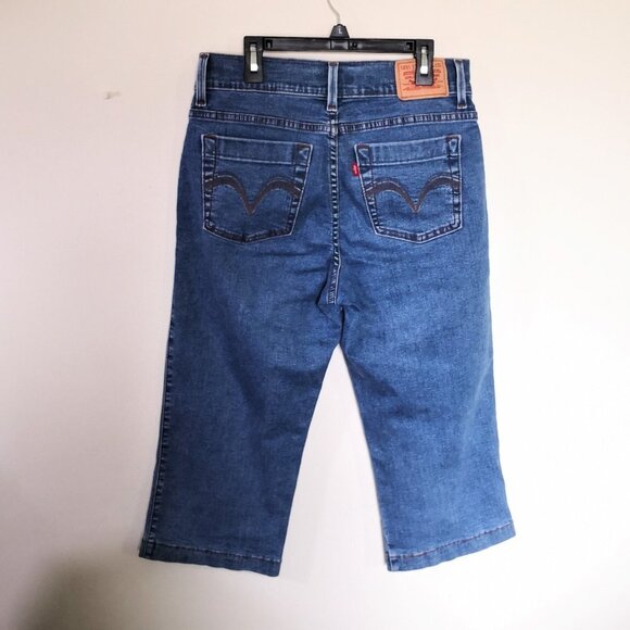 Levi's 512 Perfectly Slimming Jean Capri Size 8 - Picture 5 of 5